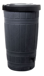 Sud na děšťovou vodu WOODCAN černý 265l